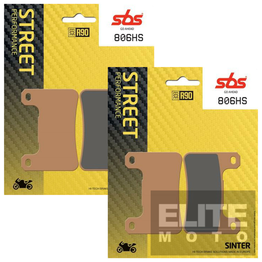 SBS Road Sintered Front Brake Pad Full Set 809HS