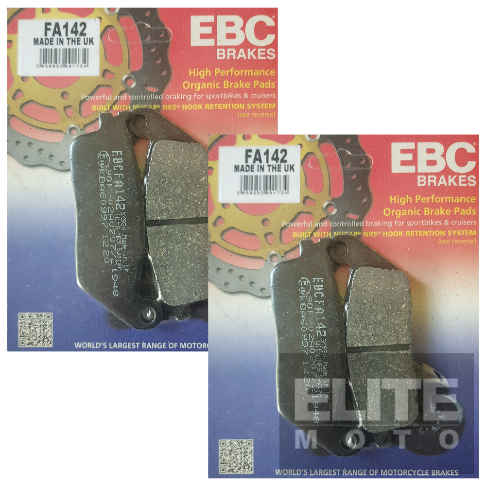 thumbnail image 2 of EBC Organic Brake Pads FA343 / FA375 – Front + Rear Set – Honda CBR 125 2 of 6