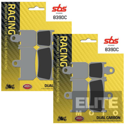 SBS 839DC Dual Carbon Front Brake Pads