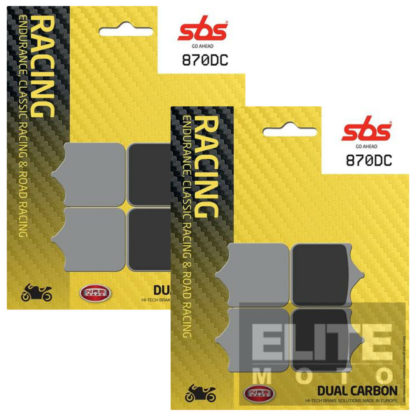 SBS 870DC Dual Carbon Front Brake Pads