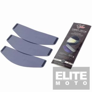 MotoGP Universal Tinted Visor Inserts Smoked Tint - 3 Pack