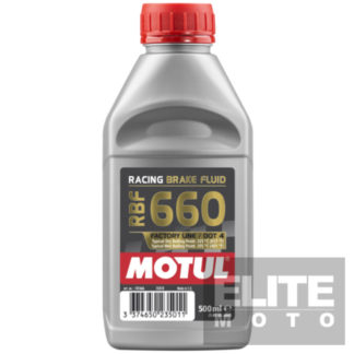 Motul RBF660 Racing Brake Fluid.