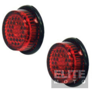 Red Reflector 20mm Round