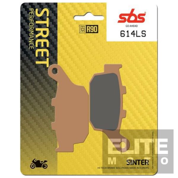 SBS 614LS Sintered Rear Brake Pads