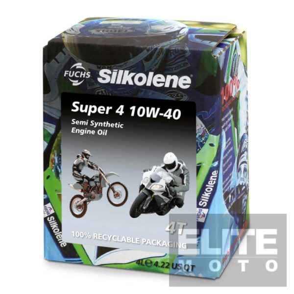 Silkolene Super4 Semi-Synthetic Engine Oil 10w40