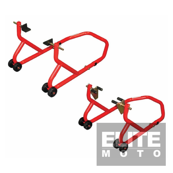 BikeTek Series 3 Front & Rear Paddock Stand Set
