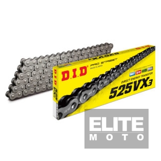 DID 525 VX3 X-Ring Motorcycle Chain