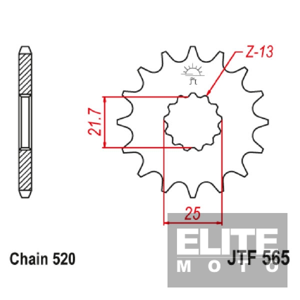 JT Front Sprocket JTF565