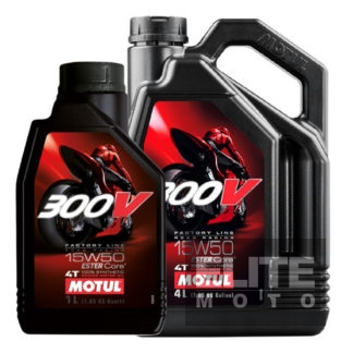 Motul 300v 15w50 4T Factory Line