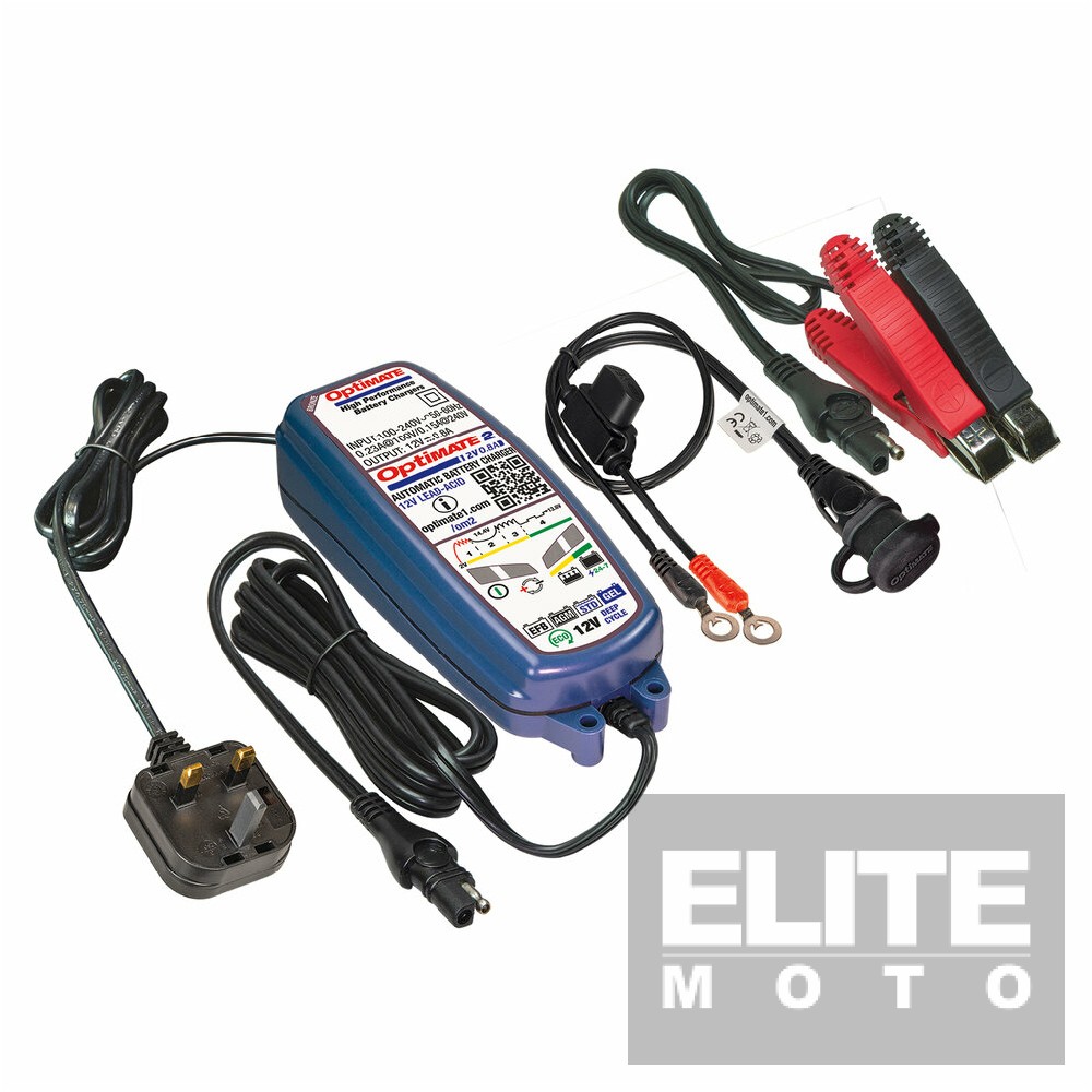 OptiMate 2 Battery Charger Elite Moto