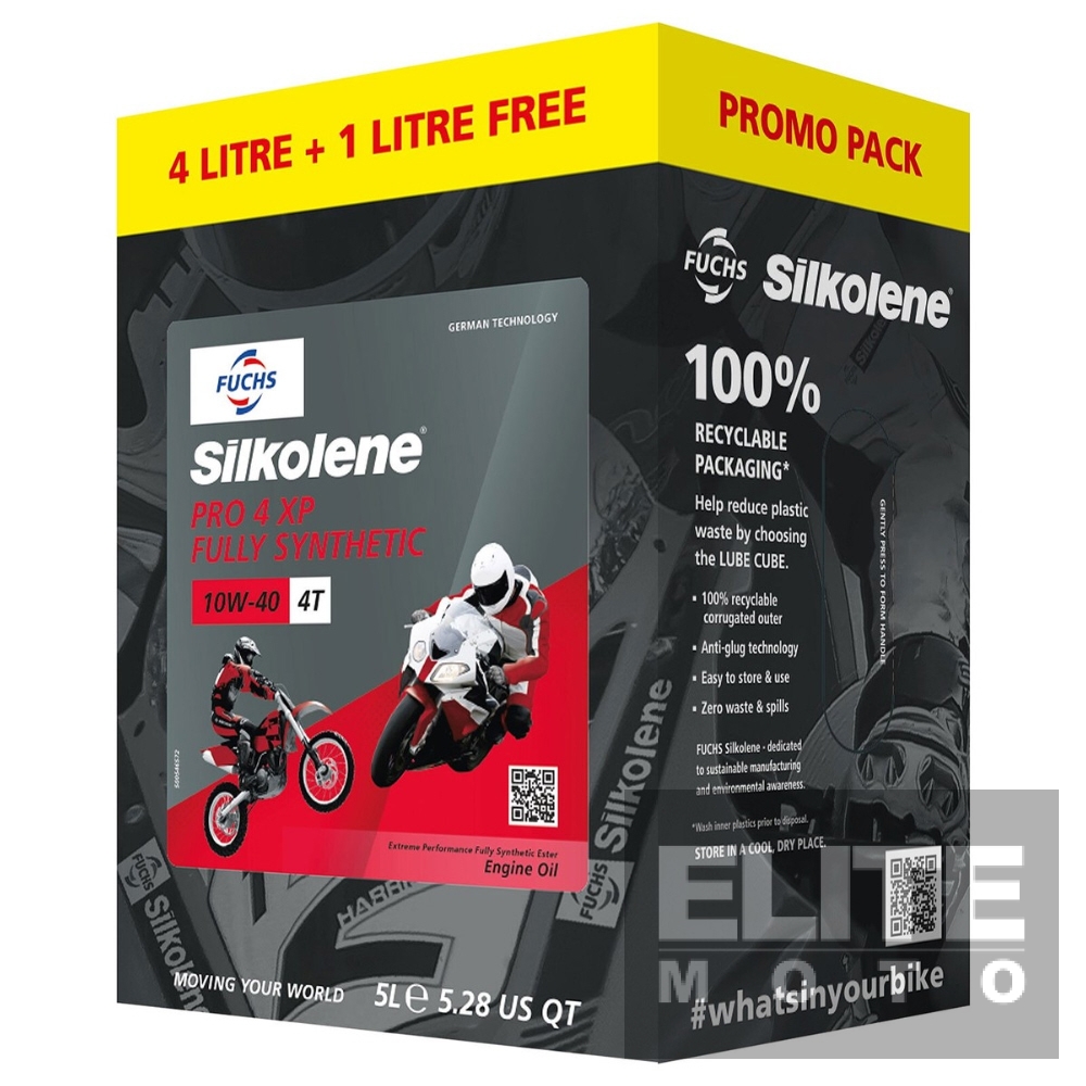 Silkolene Pro 4 Fully Synthetic Engine Oil 10w40