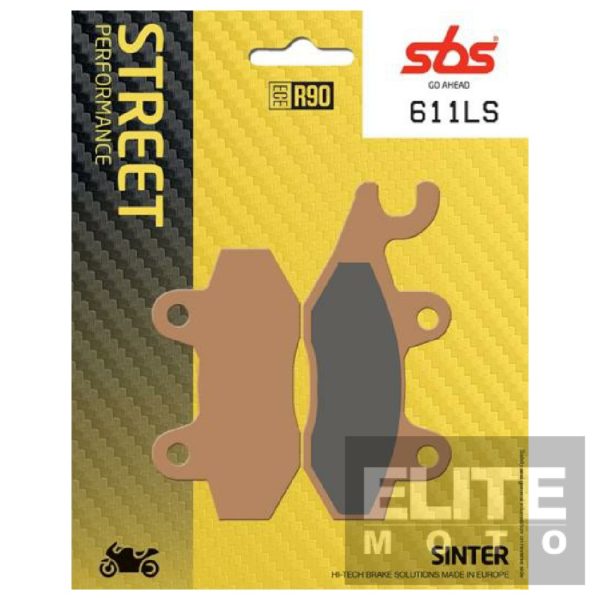 SBS 611LS Sintered Rear Brake Pads