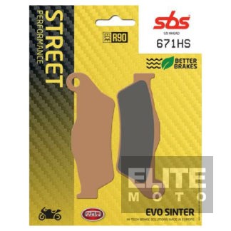 SBS 671HS Sintered Front Brake Pads