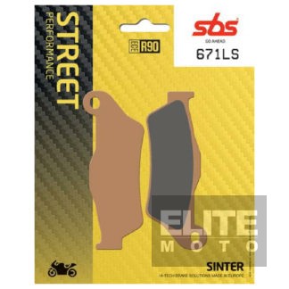 SBS 671LS Sintered Rear Brake Pads