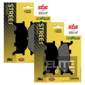 SBS 691HF Ceramic Front Brake Pads