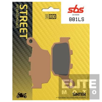 SBS 881LS Sintered Rear Brake Pads
